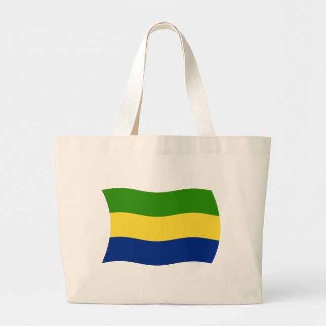 Sac fourre-tout du drapeau du Gabon (Devant)