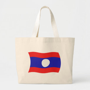 Sac fourre-tout du drapeau du Laos