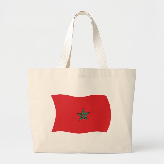 Sac fourre-tout du drapeau du Maroc (Devant)