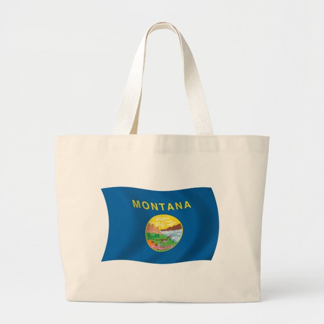 Sac fourre-tout du drapeau du Montana (Devant)