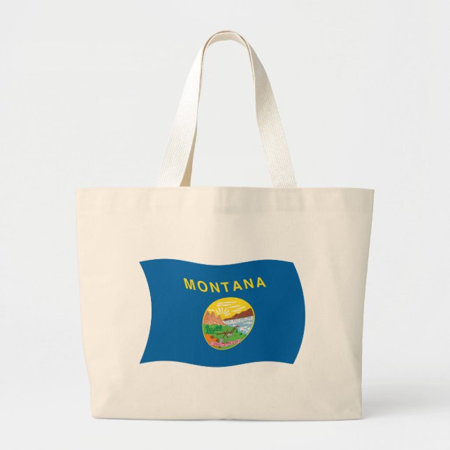 Sac fourre-tout du drapeau du Montana (Devant)