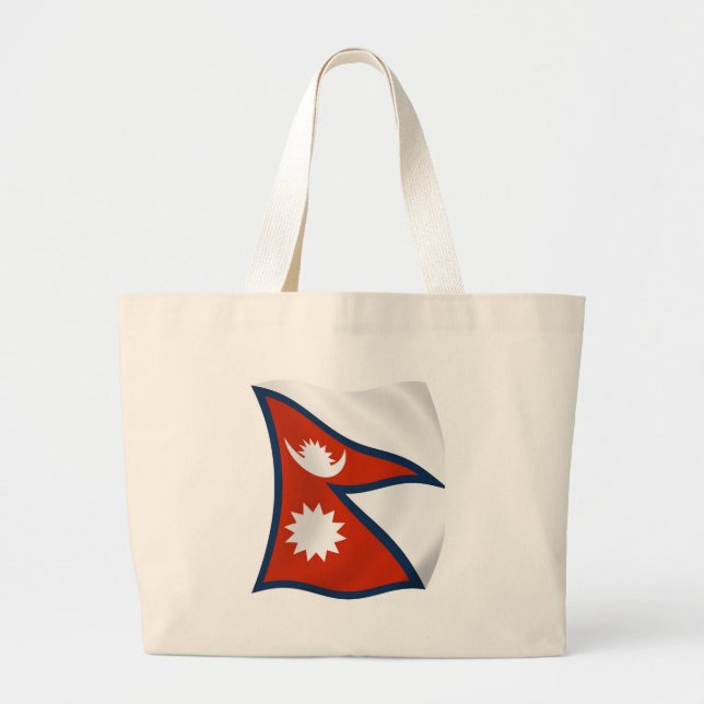 Sac fourre-tout du drapeau du Népal (Devant)