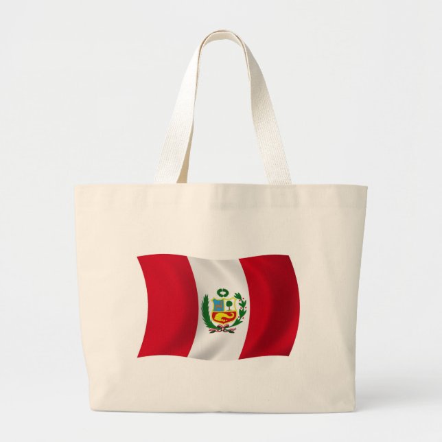 Sac fourre-tout du drapeau du Pérou (Devant)