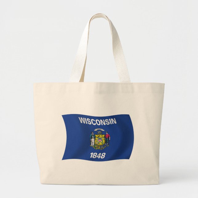 Sac fourre-tout du drapeau du Wisconsin (Devant)