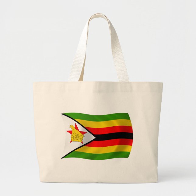 Sac fourre-tout du drapeau du Zimbabwe (Devant)