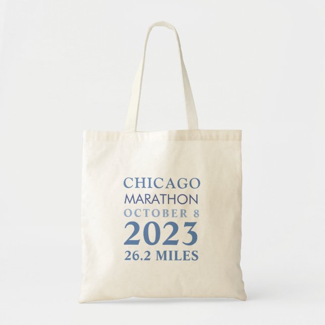 Sac fourre-tout du marathon de Chicago 2023 (Devant)