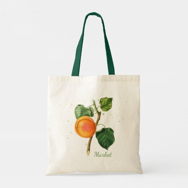 Sac fourre-tout du marché aux fruits d'orange (Dos)