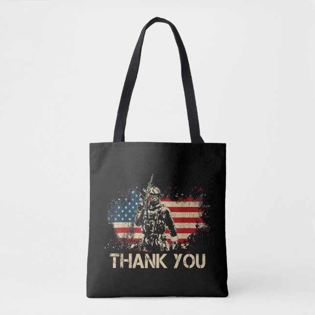 Sac fourre-tout du Merci enseignant (Devant)
