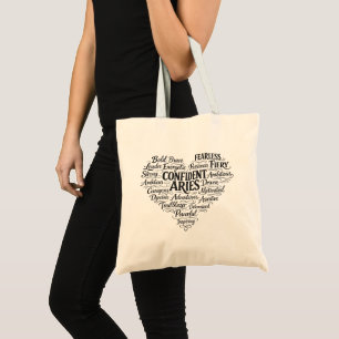 Sac fourre-tout du zodiaque Bélier Dessin en nua