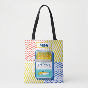 Sac fourre-tout Eclectique Sardines Conception   P