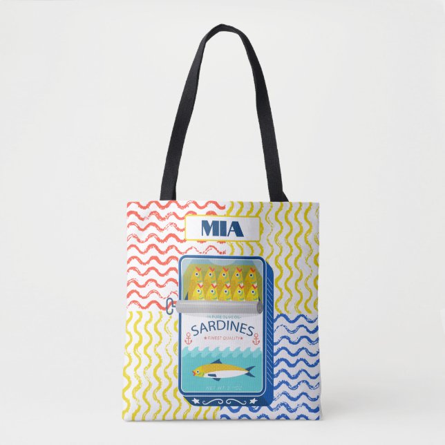 Sac fourre-tout Eclectique Sardines Conception | P (Devant)