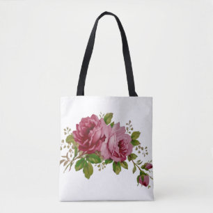 Sac fourre-tout Élégance Rose Vintage