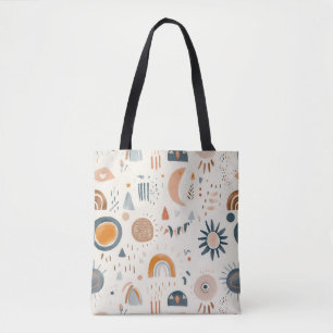 Sac fourre-tout élégant avec Motifs géométriques A