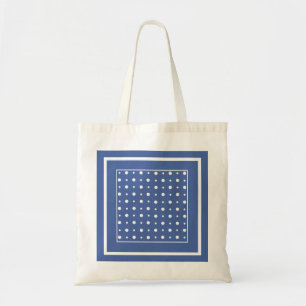 Sac fourre-tout élégant, bleu-foncé avec le poi