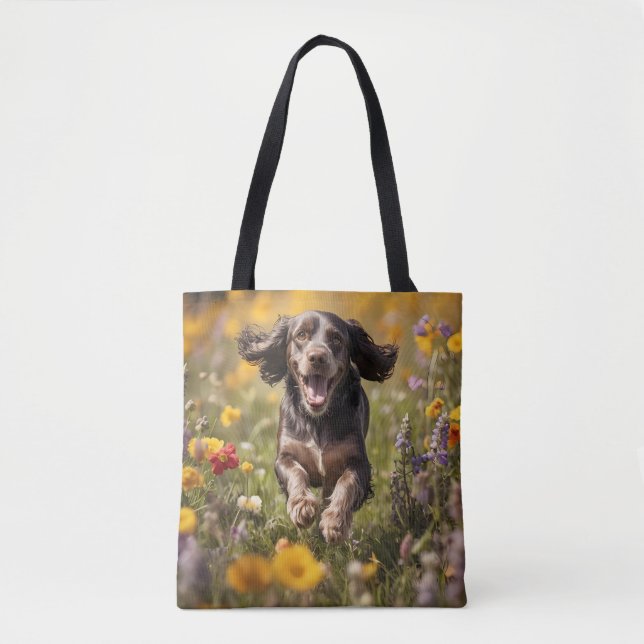 Sac fourre-tout élégant Cocker Spaniel (Devant)
