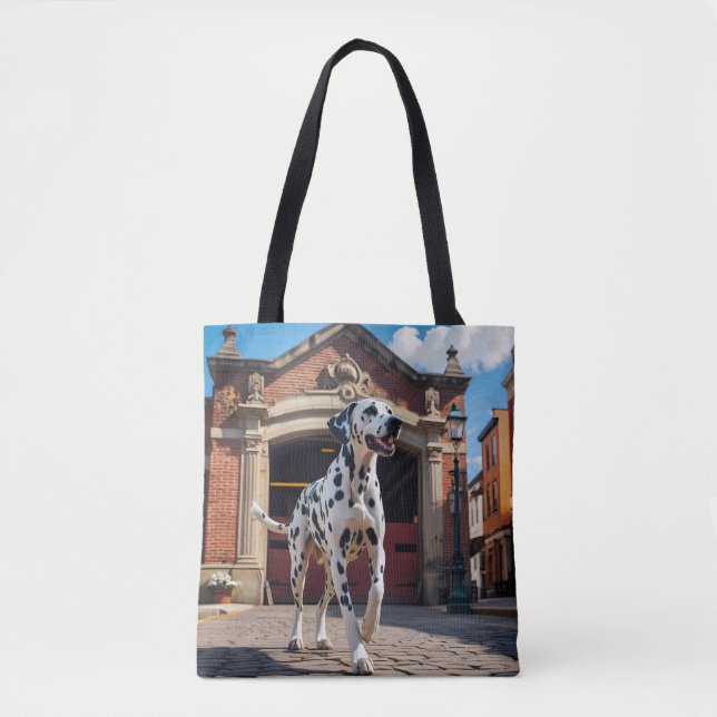 Sac fourre-tout élégant dalmate (Devant)