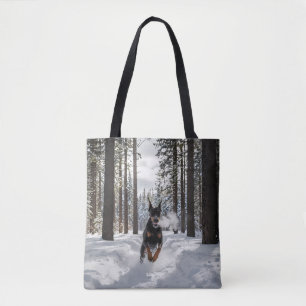 Sac fourre-tout élégant Doberman Pinscher