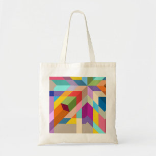 Sac fourre-tout. Éléments géométriques. Motifs fra