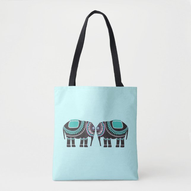 Sac fourre-tout Eléphant Orné (Devant)