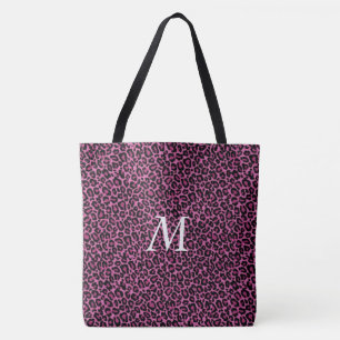 Sac fourre-tout Empreinte de léopard personnalisé