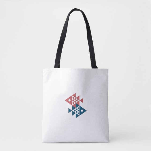 Sac fourre-tout en art de poisson (Devant)