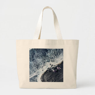 sac fourre-tout en cristal à vague océanique art c