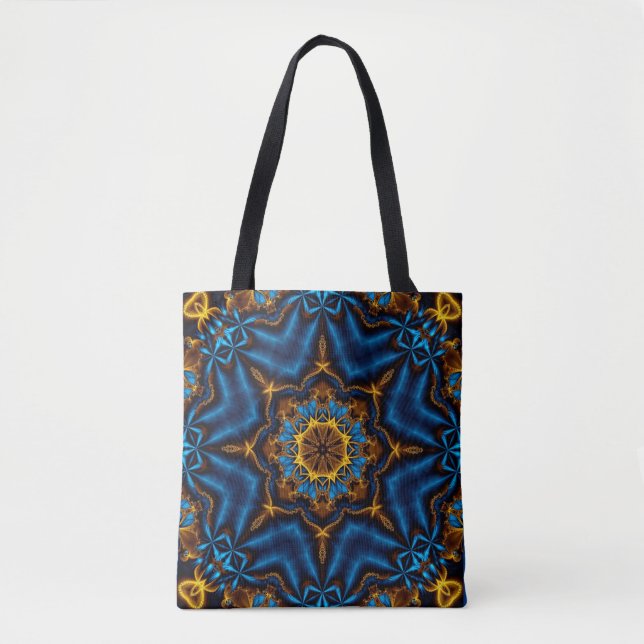 sac fourre-tout en diamant bleu (Devant)