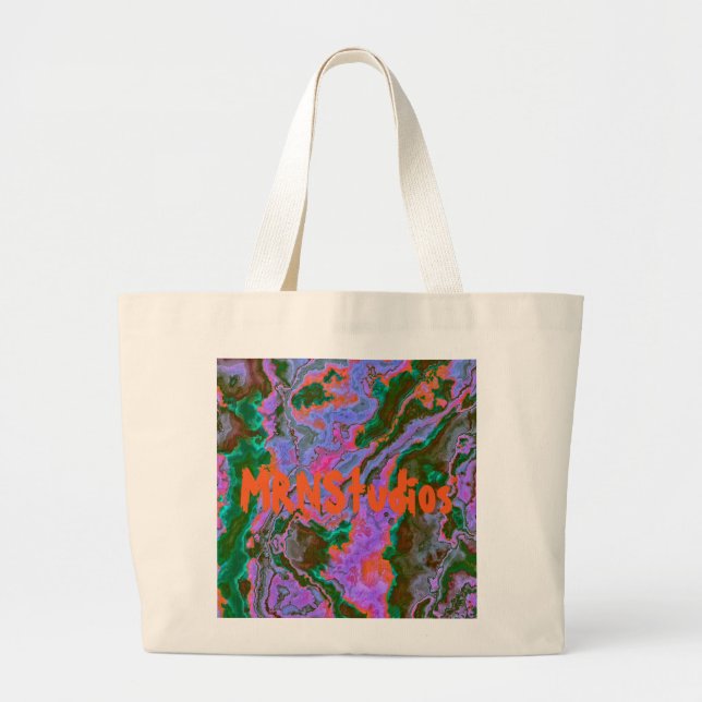 Sac fourre-tout en marbre aigre (Devant)