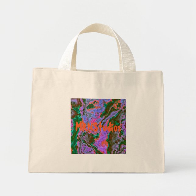 Sac fourre-tout en marbre aigre (Devant)