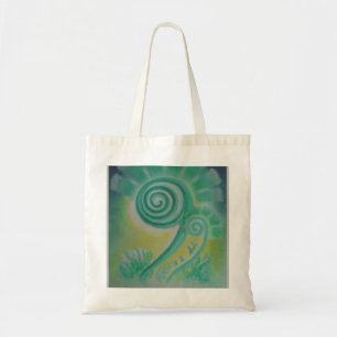 Sac fourre-tout en pastel d'énergie de fougère vio