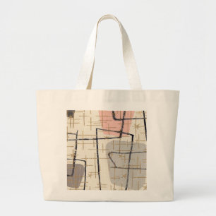 Sac fourre-tout en tissu Abstrait moderne du milie