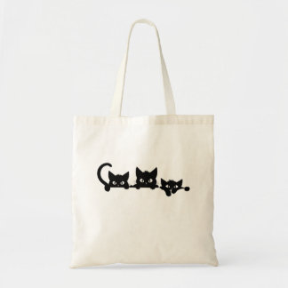 Sac fourre-tout en toile avec dessin minimaliste d