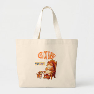 Sac fourre-tout en toile Boss Cat Energy Chien mig