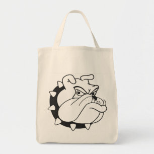 Sac fourre-tout en toile de chien bouledogue angla