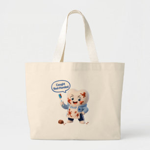 Sac fourre-tout en toile de chocolat à l'humour dr