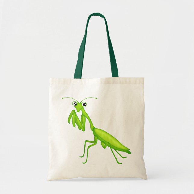 Sac fourre-tout en toile de Mantis pour la prière  (Devant)