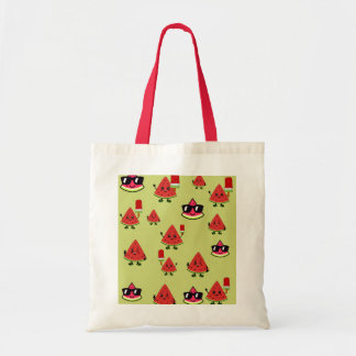 Sac fourre-tout en toile esthétique à motif de pas