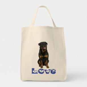 Sac fourre-tout en toile pour chiot Rottweiler ado