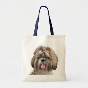 Sac fourre-tout en toile pour chiot Shih Tzu