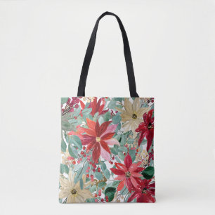 Sac fourre-tout en toile pour femmes Fleur esthéti