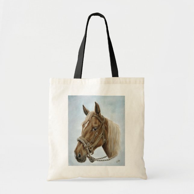 Sac fourre-tout en toile Sorrel Western Horse (Devant)