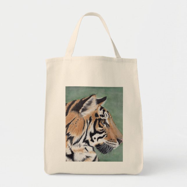 Sac fourre-tout en toile Tiger (Devant)