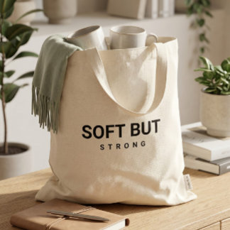 Sac fourre-tout en toile | Typographie noire esthé