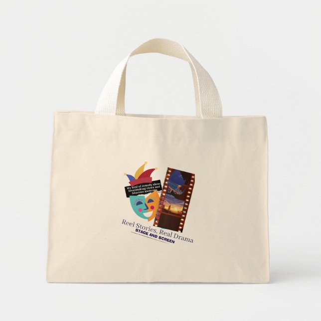 sac fourre-tout en toile vintage (Devant)