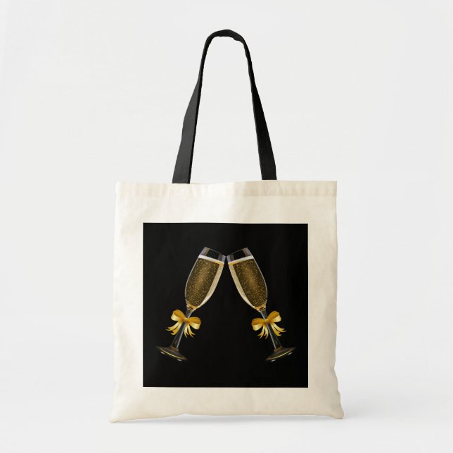 sac fourre-tout en verre de vin (Devant)