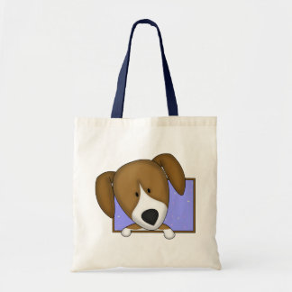 Sac fourre-tout encadré à beagle de bande dessinée