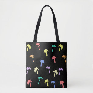 Sac fourre-tout ensoleillé à palmiers