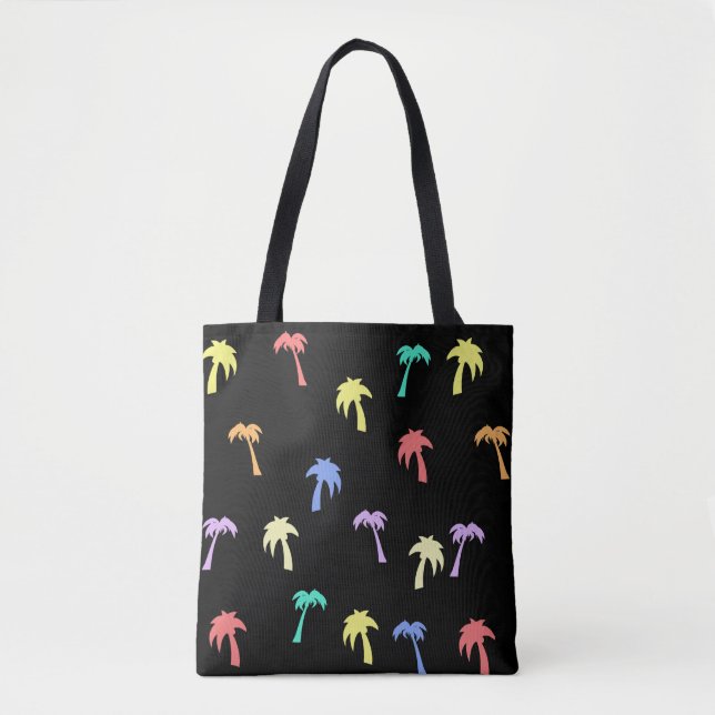 Sac fourre-tout ensoleillé à palmiers (Devant)