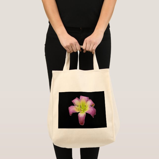 Sac Fourre-Tout Épicerie Fleur de Lys Violette (Devant (produit))