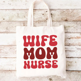 Sac fourre-tout "Épouse Maman Infirmière", Cadeau 